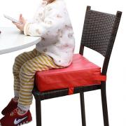 IGNPION Bambini Pranzo Bambini Sedia Di Richiamo Cuscino Seggiolini (Rosso)