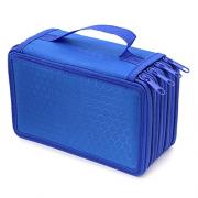 IGNPION 72 Buco Borsa Matita Astuccio Astuccio Scuola Titolare Matite Portapenne (NO Pencils Inclusi) (Blu)