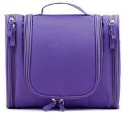 IGNPION Beauty Case da Viaggio Borsa da Toilette Impiccagione Outdoor Pratico Cosmetici Borsa da Viaggio per Accessori Bagno (Viola)