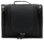 IGNPION  Beauty Case da Viaggio Borsa da Toilette Impiccagione Outdoor Pratico Cosmetici Borsa da Viaggio per Accessori Bagno (Nero)